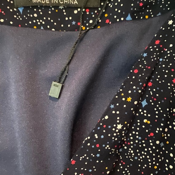 Cute Black Button Front Dress - Picture 2 of 2